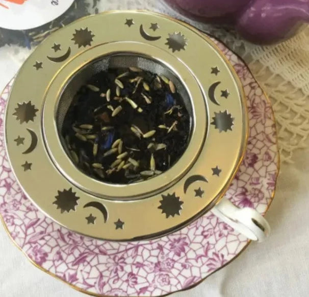 Celestial Tea Strainer Rose and Crown Apothecary