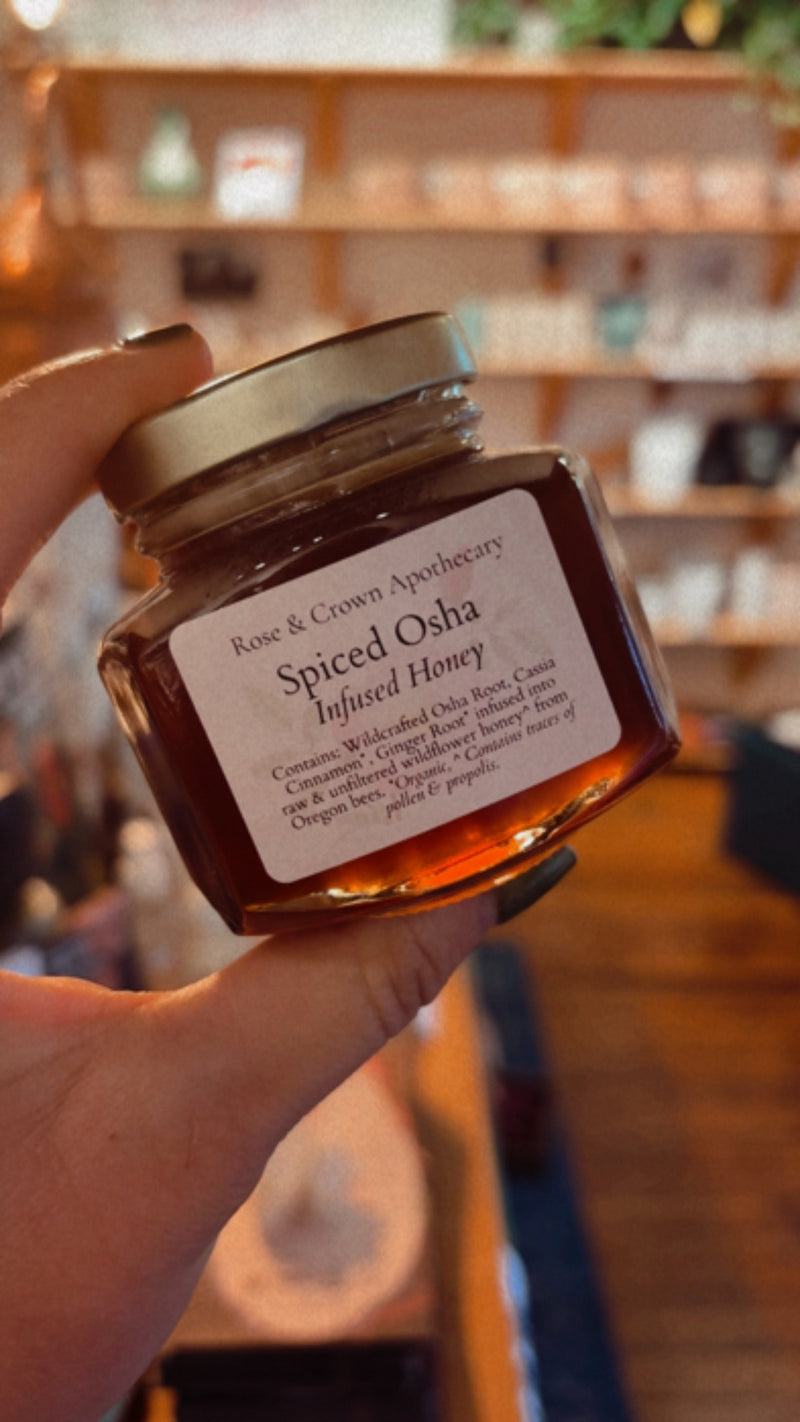 Spiced Osha-Infused Wildflower Honey