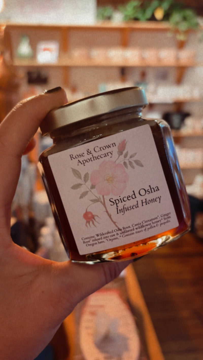 Spiced Osha-Infused Wildflower Honey