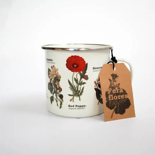 Wildflowers Enamel Mug