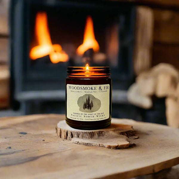 Woodsmoke + Fir Soy Candle