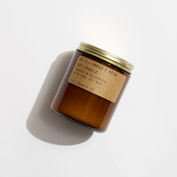 Amber + Moss Soy Candle