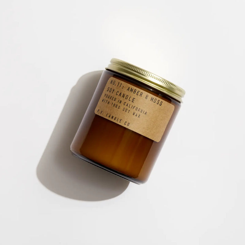 Amber + Moss Soy Candle