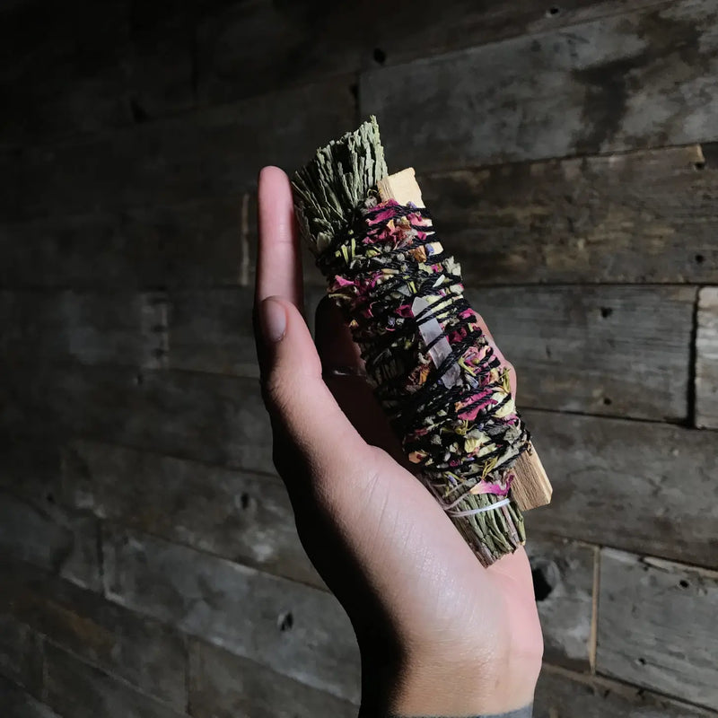 Cedar and Palo Santo Smoke Wands