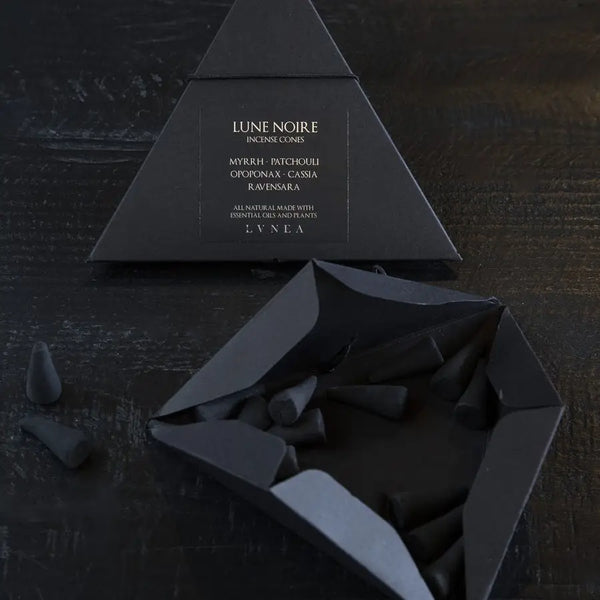 Lune Noire Essential Oil Incense Cones