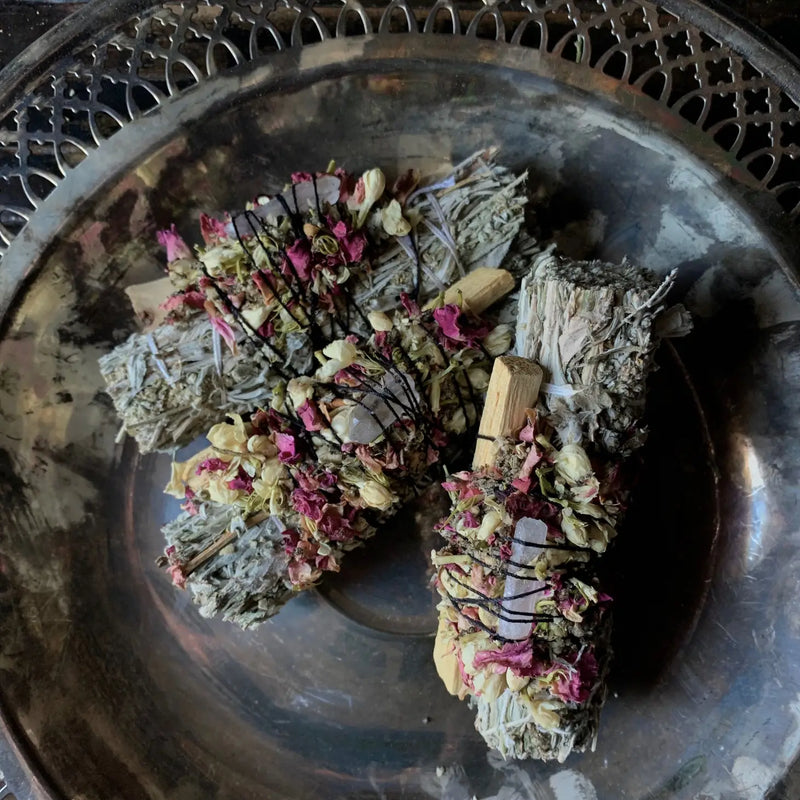 Mugwort and Palo Santo Smoke Wands