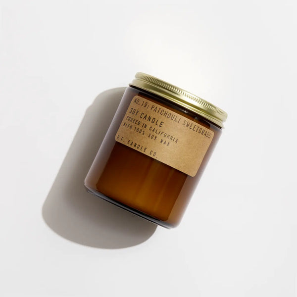 Patchouli + Sweetgrass Soy Candle