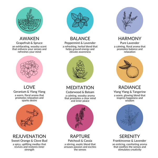 Assorted Apothecary Glass Beeswax + Essential Oil Pillar Candles | Small (3.2 oz)