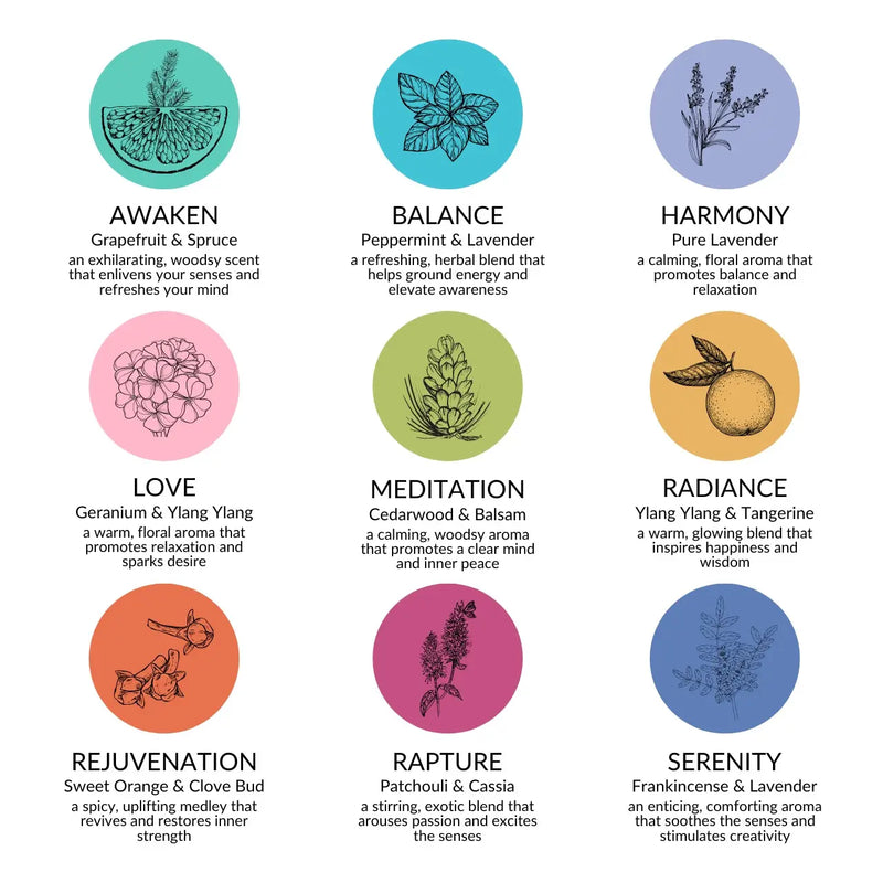 Assorted Apothecary Glass Beeswax + Essential Oil Pillar Candles | Small (3.2 oz)