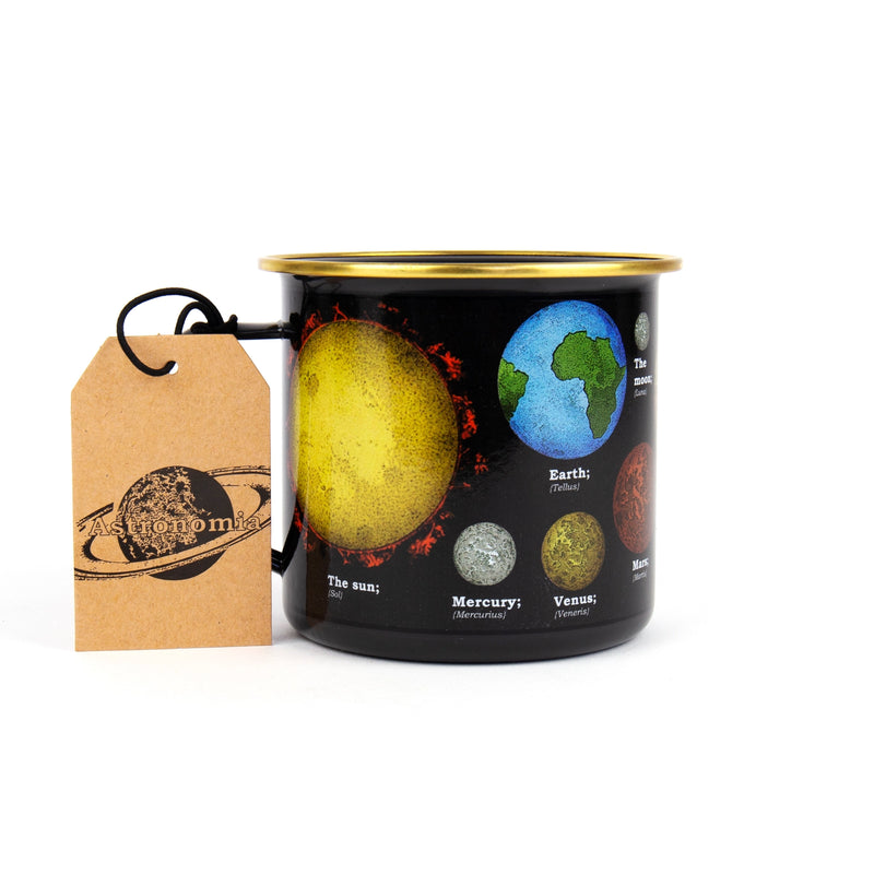 Solar System Enamel Mug