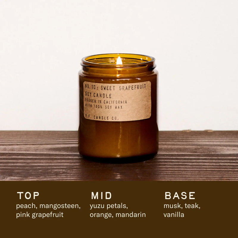 Sweet Grapefruit Soy Candle