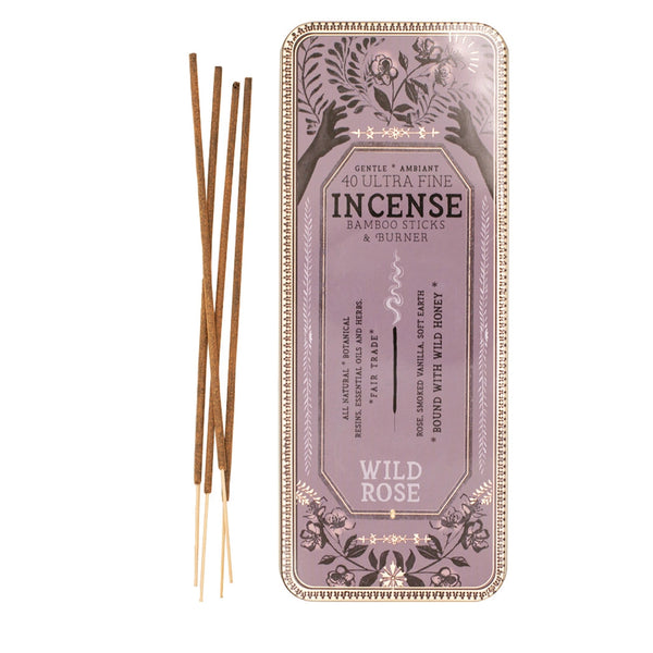 Wild Rose Essential Oil + Honey Incense Sticks