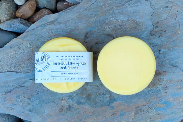 Lavender, Lemongrass, and Orange Shampoo Bar